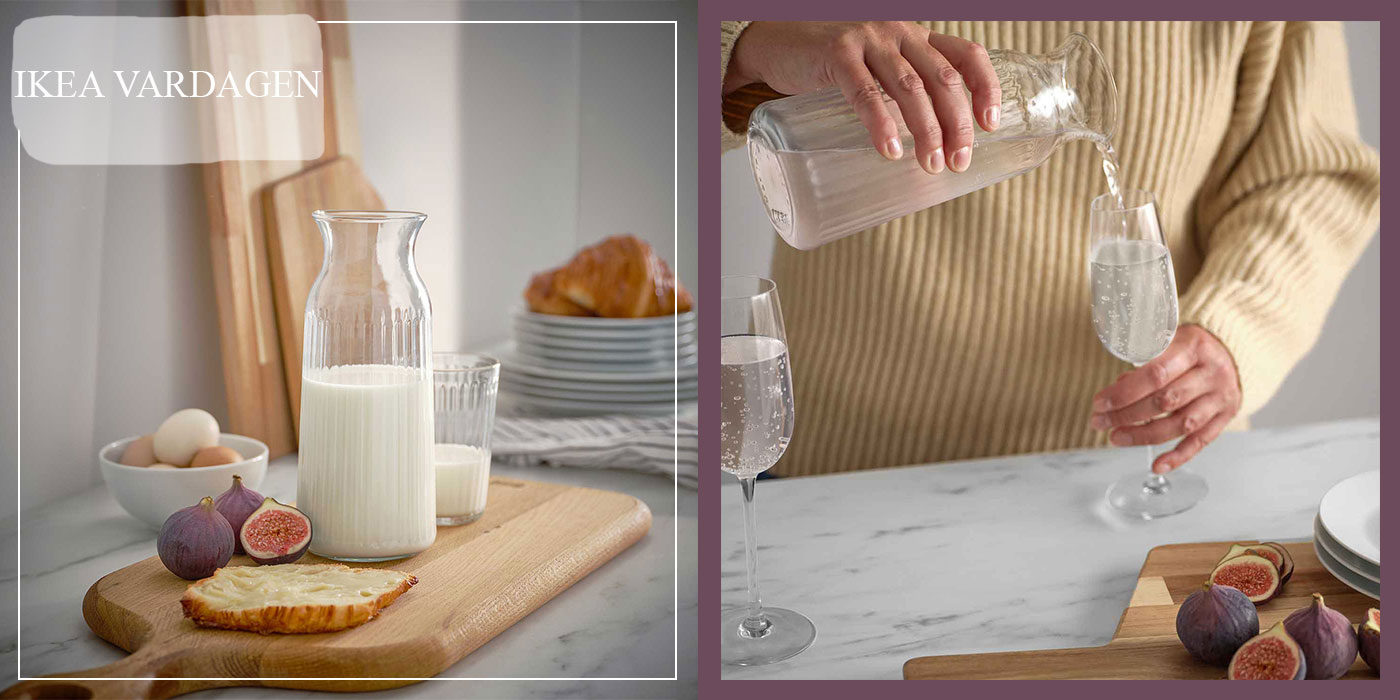پارچ ایکیا مدل IKEA VARDAGEN حجم 1 لیتر